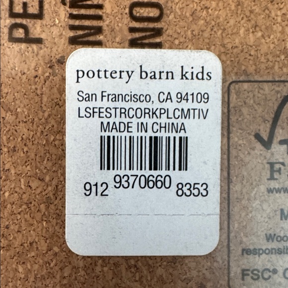 Pottery Barn Kids LoveShackFancy Easter Placemats set of 4 - Picture 3 of 4